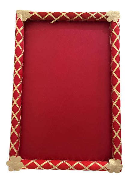 Decorated tray used for various wedding rituals.