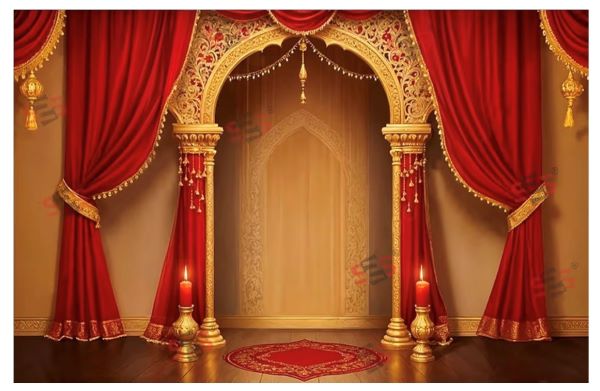 Wedding Stage Backdrop: SP0007D