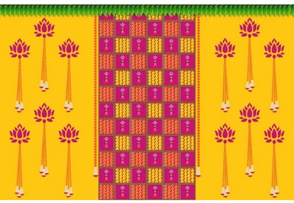 Wedding Stage Backdrop: SP0007E