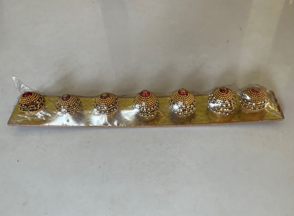 Set of 7 Decorative Suparis for Saptapadi B1: SP0016B1