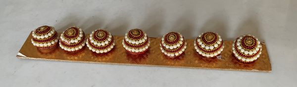 Set of 7 Decorative Suparis for Saptapadi B2: SP0016B2