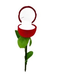 Engagement Ring Holding Flower D: SP0002D