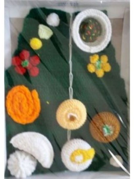 Prasad Thali of Wool : SP0021A